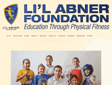Tablet Screenshot of lilabnerfoundation.com